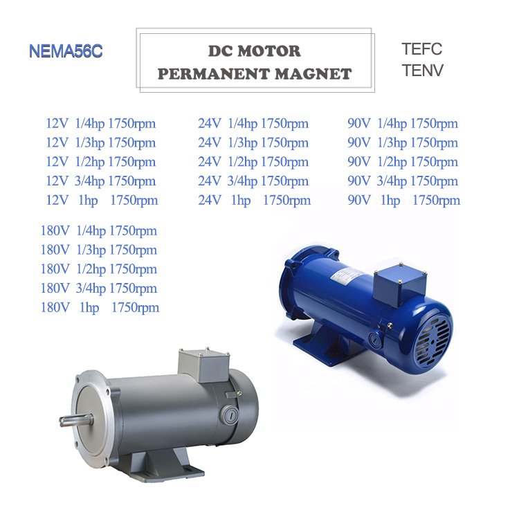113mm High Torque12V 24V 90V 220V Dc Motor 500w 800w Auto Rickshaw Dc Motor