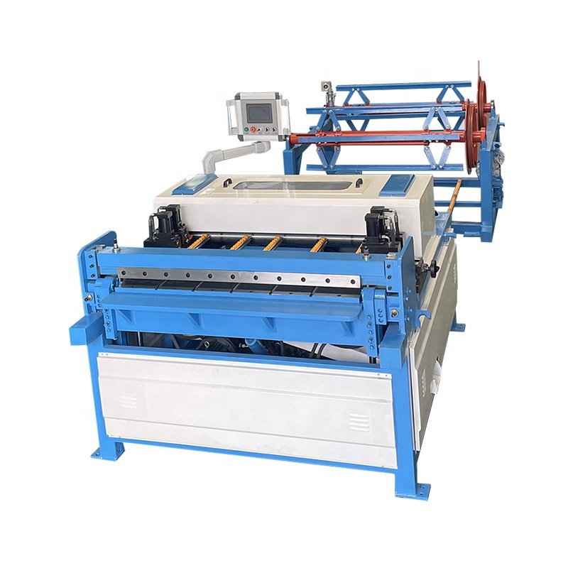 Automatic Duct Former Production Line square Auto Duct Line II With 2 Sets Coils Decoiler Coil Line