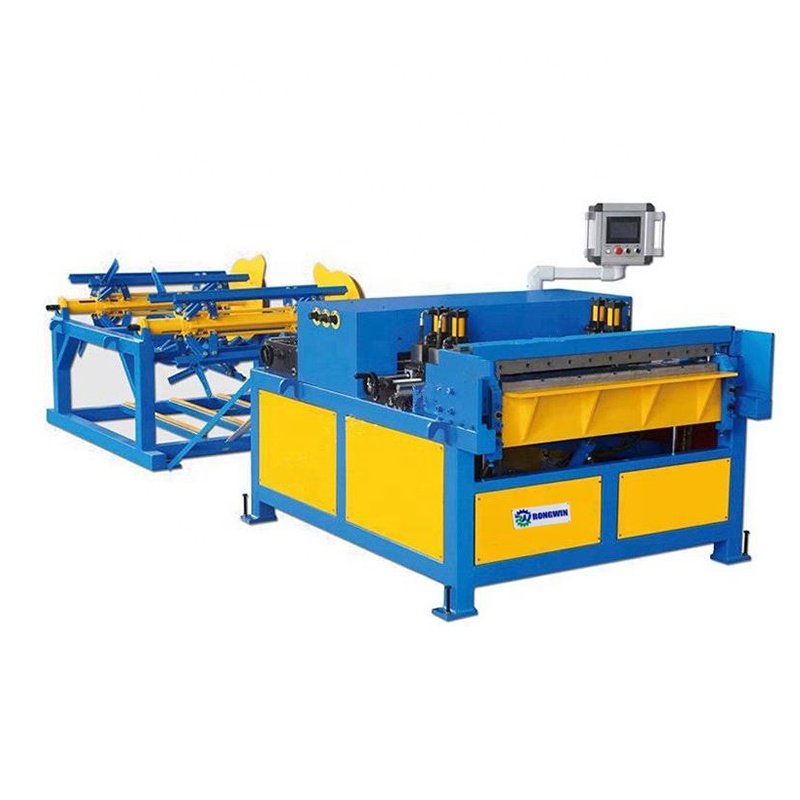 Automatic Duct Former Production Line square Auto Duct Line II With 2 Sets Coils Decoiler Coil Line
