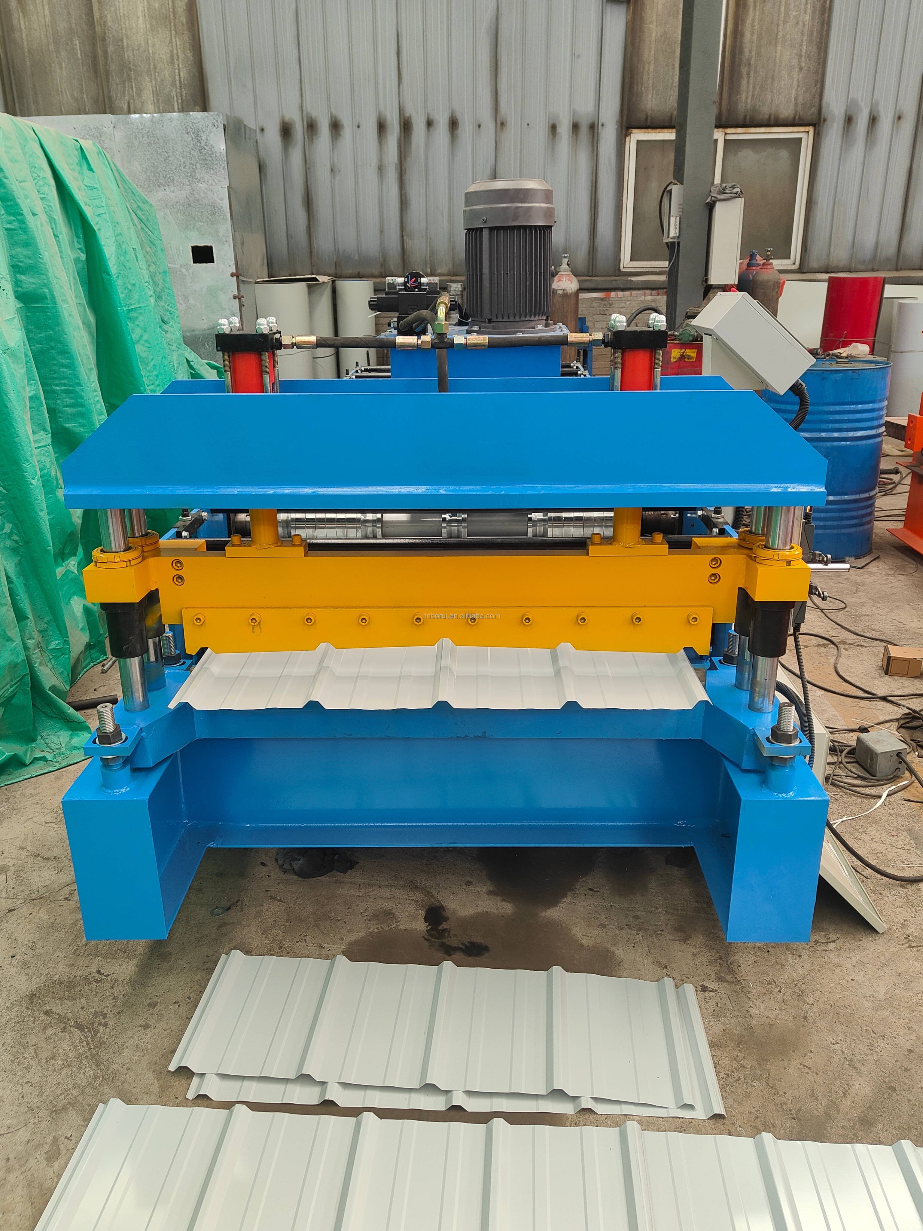 Snap-Lok Nail Strip Standing Seam Metal Roofing Profiles Roll Forming Machine