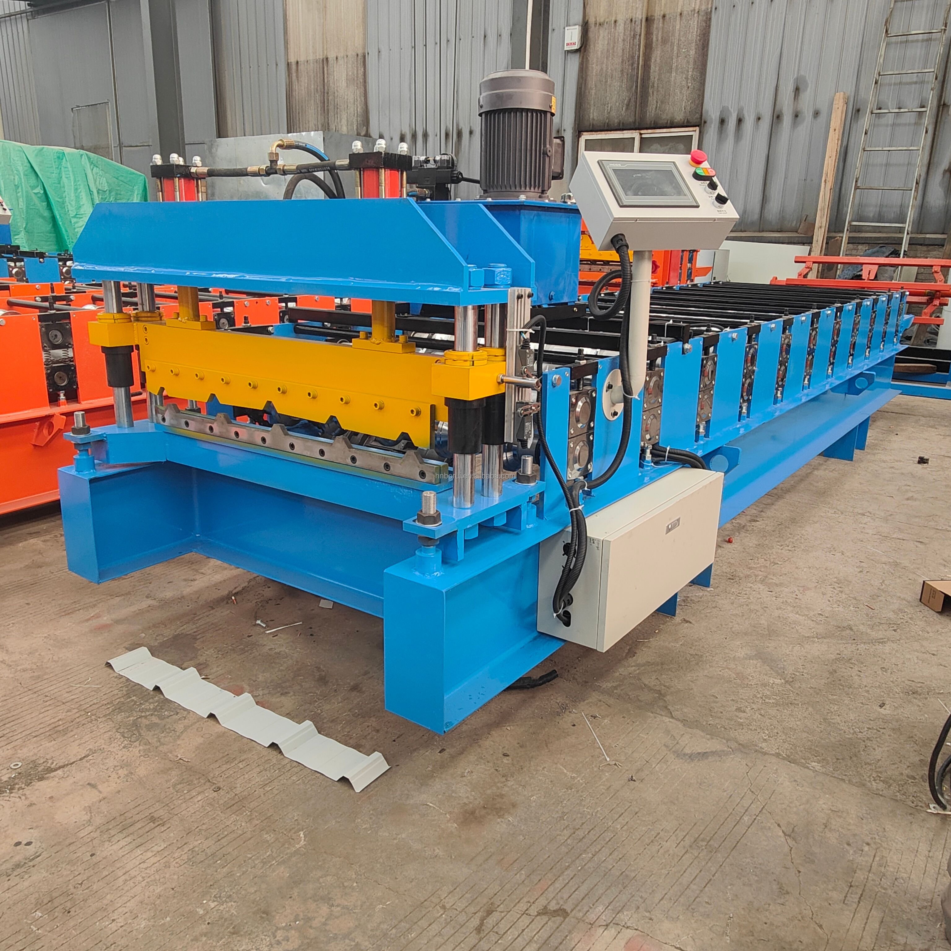 Snap-Lok Nail Strip Standing Seam Metal Roofing Profiles Roll Forming Machine