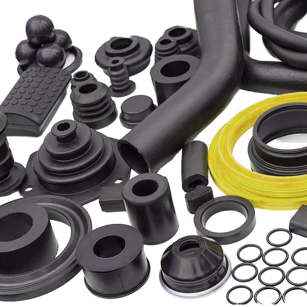 Custom Auto Motor Vehicle Accessories NR CR NBR EPDM Molding Compression Moulding Rubber Parts PVC Flat Gaskets Sealing