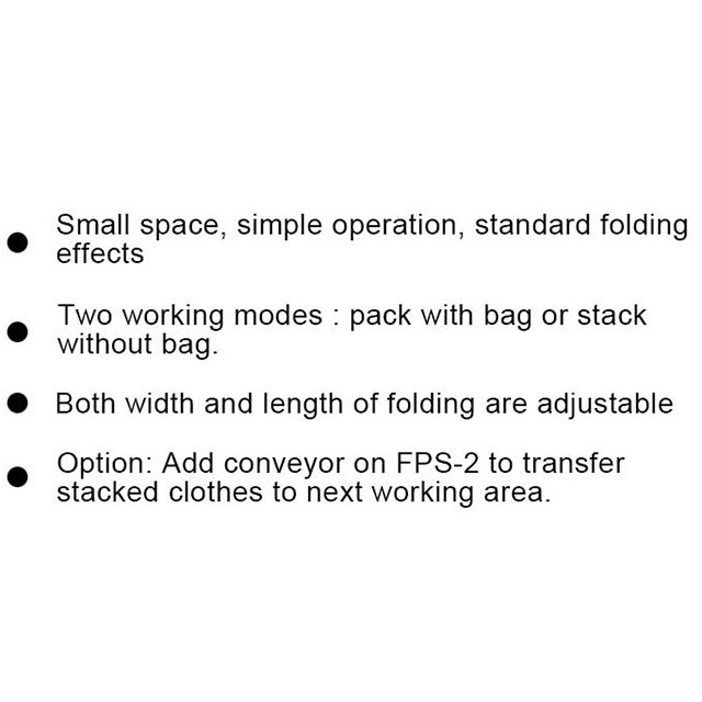 FPS-1 Semi Automatic T-shirt Skirt Pants Hoodie Apparel Clothes Folding Bagging Machine Auto Shirt Folder Machine