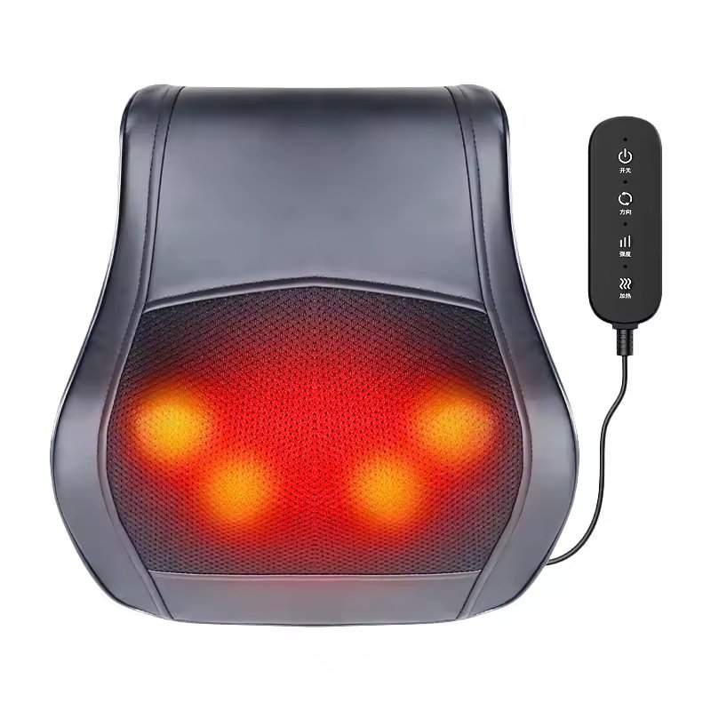 Phenitech Back Massager with Heat, Massagers for Neck and Back 3D Kneading Massage Pillow for Pain Relief