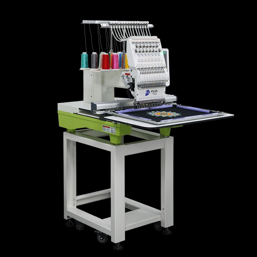 Computerized Single Head Embroidery Machine High Speed 12 15 20 Needles Cap T Shirt Hoddies for Embroidery Machine