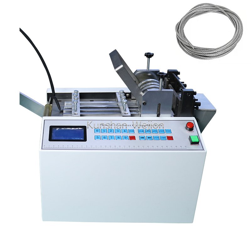 Sheet Wire Rope Nickel Strip Cutter Cutting Machine Automatic Cartons Hot Product 2023 LCD Screen Display Motor PC-100S Copper