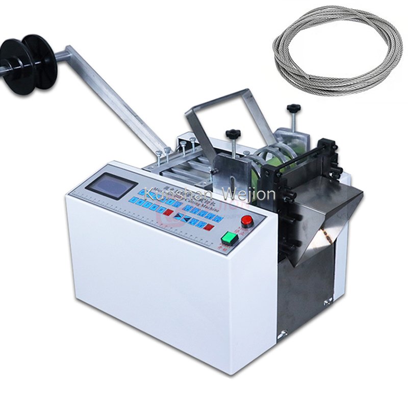 Sheet Wire Rope Nickel Strip Cutter Cutting Machine Automatic Cartons Hot Product 2023 LCD Screen Display Motor PC-100S Copper