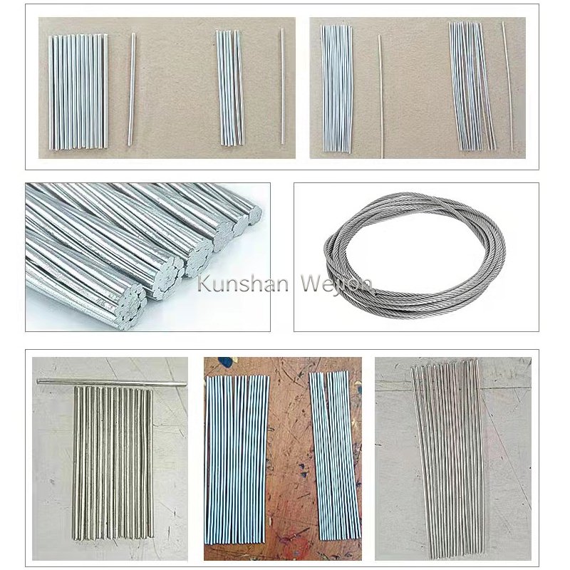 Sheet Wire Rope Nickel Strip Cutter Cutting Machine Automatic Cartons Hot Product 2023 LCD Screen Display Motor PC-100S Copper