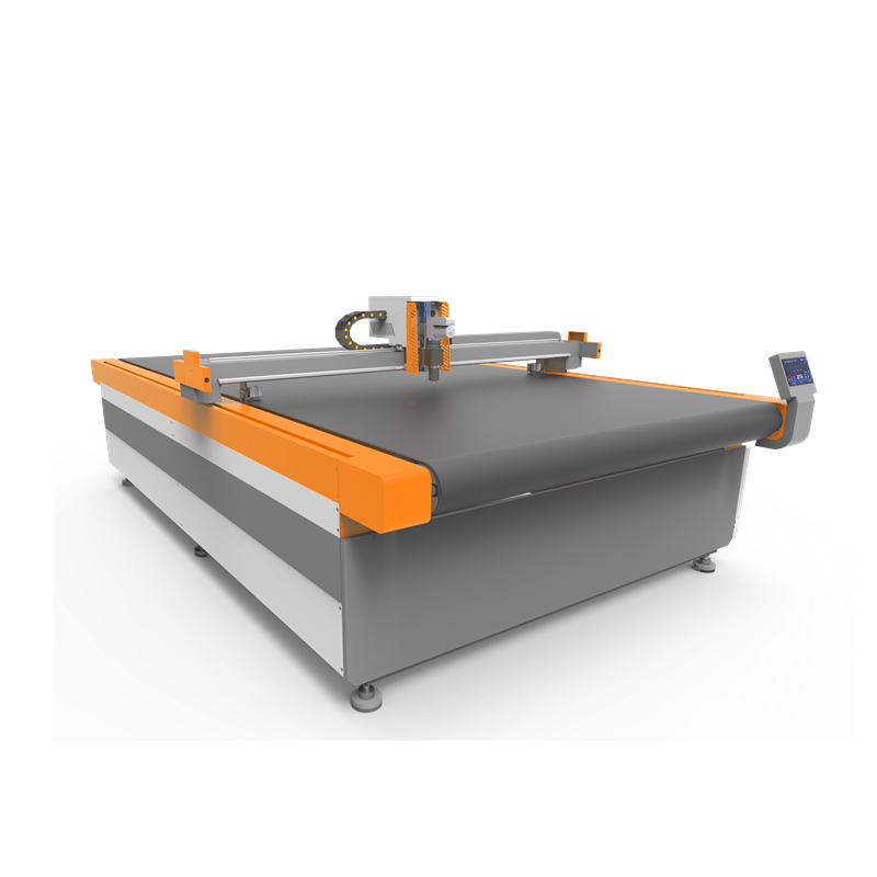Jinan Round Cutting Machine for Fabrics with Auto Feeding Able Textile Cnc Machine