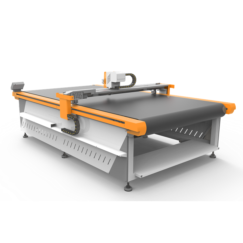 Jinan Round Cutting Machine for Fabrics with Auto Feeding Able Textile Cnc Machine