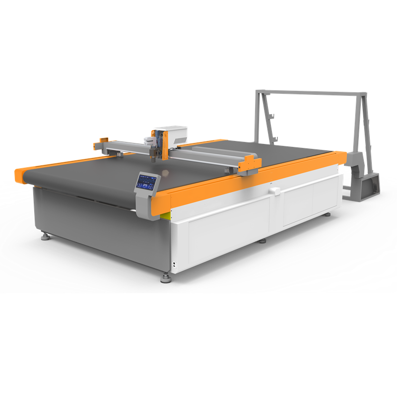 Jinan Round Cutting Machine for Fabrics with Auto Feeding Able Textile Cnc Machine
