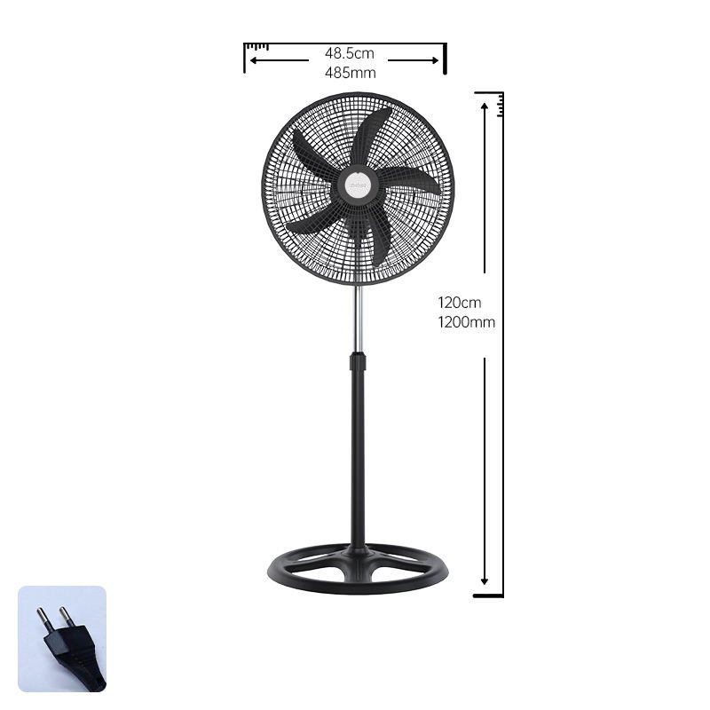 18 Inch Floor Fans Air Cooling Fan Household Electric AC Motor Auto Shaking Head Industrial Home Fan Aluminium Alloy Blade