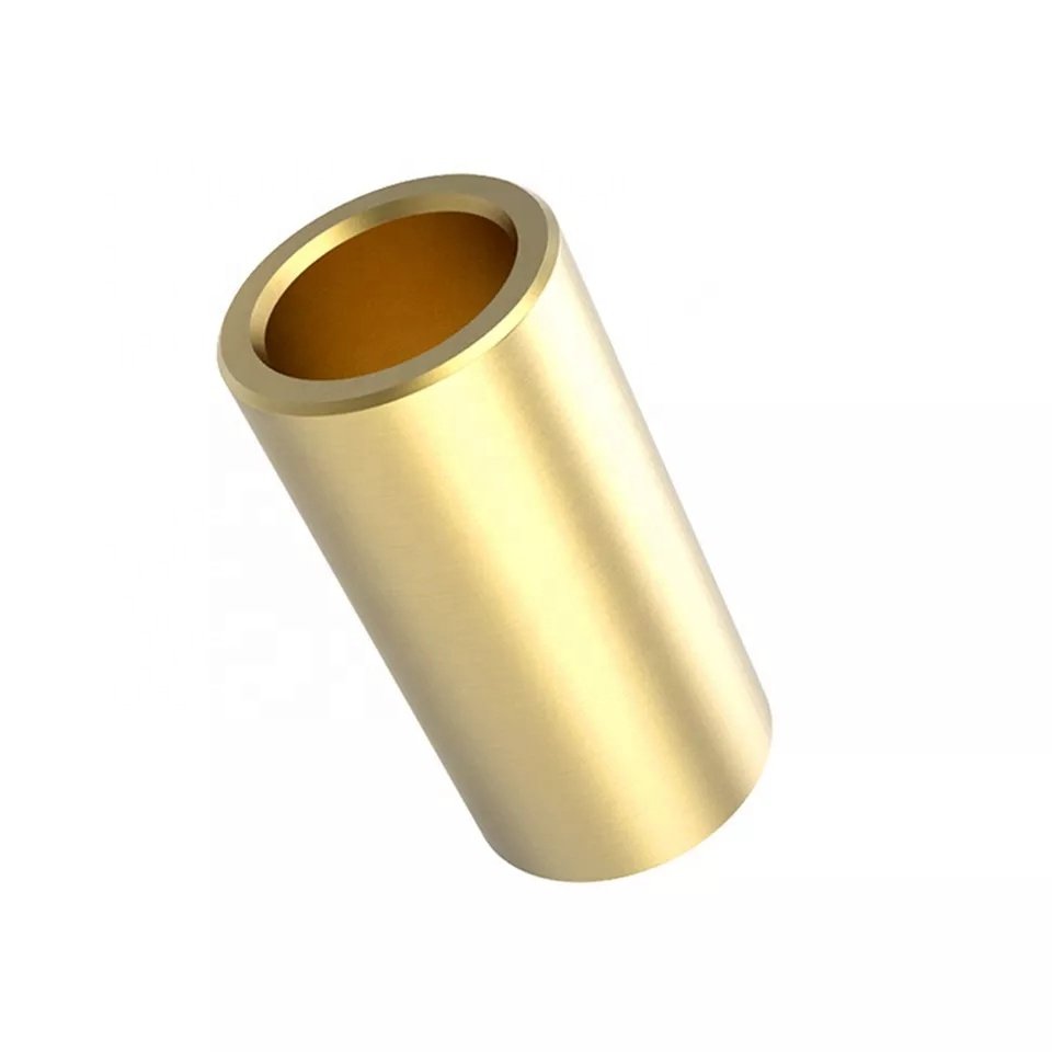 Customized Precision Auto Parts Steel Bearing Flanged Oilless Sleeve Bushing Self Lubricating Bronze Bush