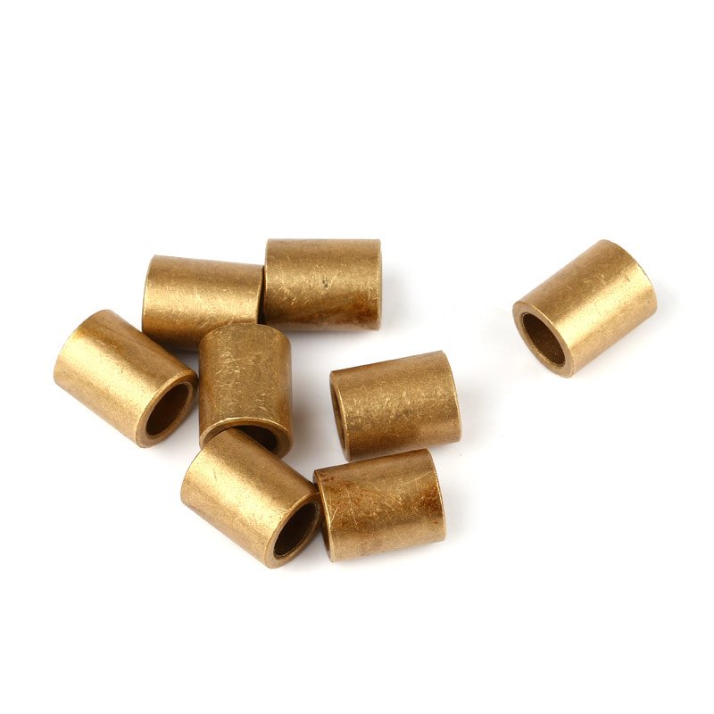 Customized Precision Auto Parts Steel Bearing Flanged Oilless Sleeve Bushing Self Lubricating Bronze Bush
