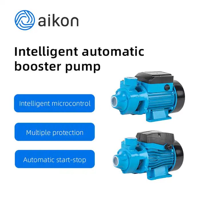 Aikon Auto Mini Centrifugal Water Booster Pump Agriculture Clean Water Pump With Copper Motor