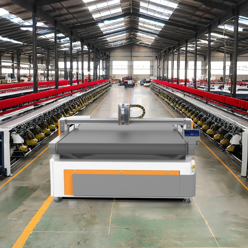 Jinan Dake 1625A Textile Cutting Machine Auto Feeding Cnc Fabric Cutting Machine