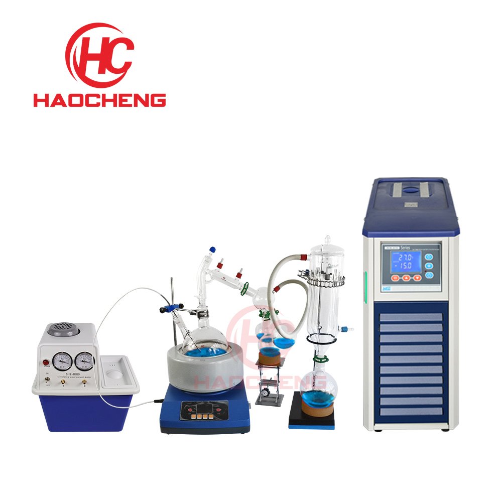 Lab Ethanol Extraction 2L Short Path Wiped Film Molecular Distillation