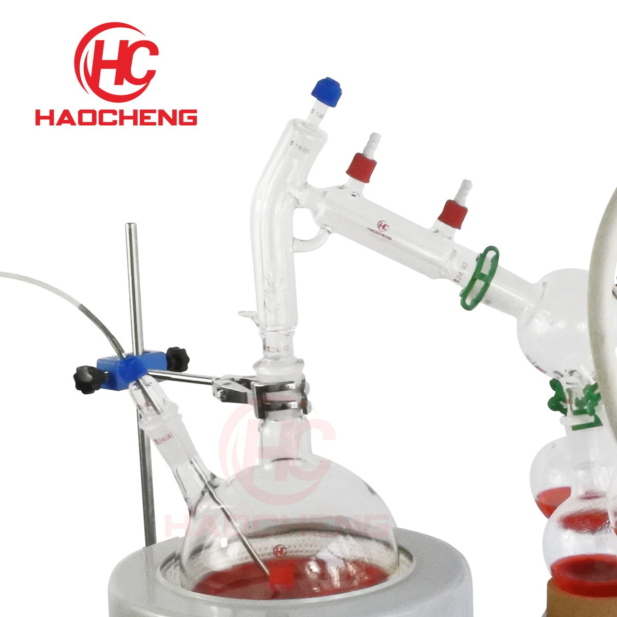 Lab Ethanol Extraction 2L Short Path Wiped Film Molecular Distillation