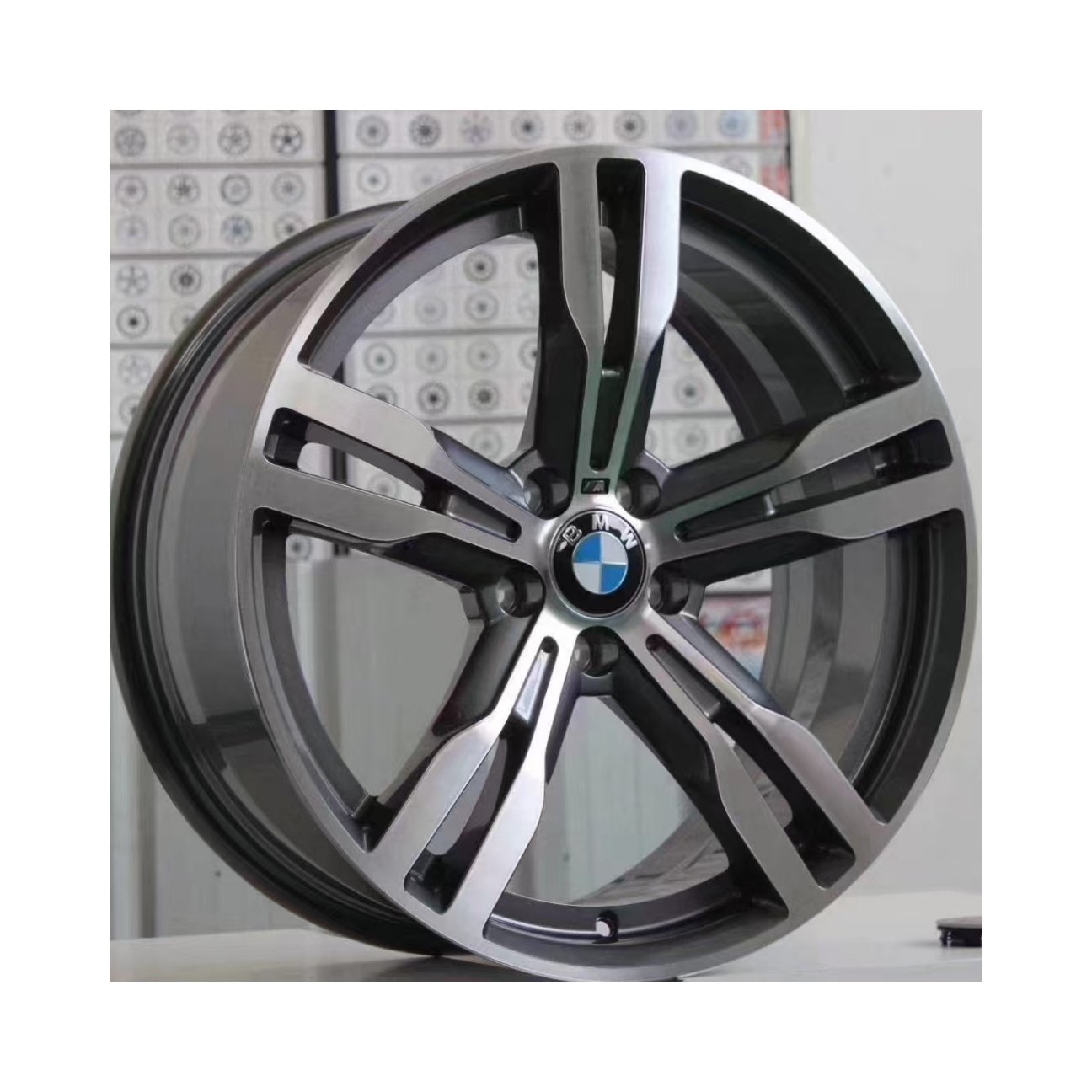 2022 Fashion Design 5 Spokes Aluminum 14 15 16 17 Inch Alloy Wheels 5*120 Alloy Car Wheels