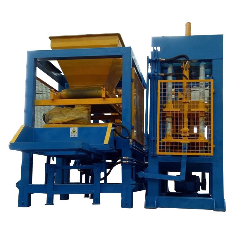 Semi Automatic QT4-30 Small Concrete Block Machine Paving Block Making Machine