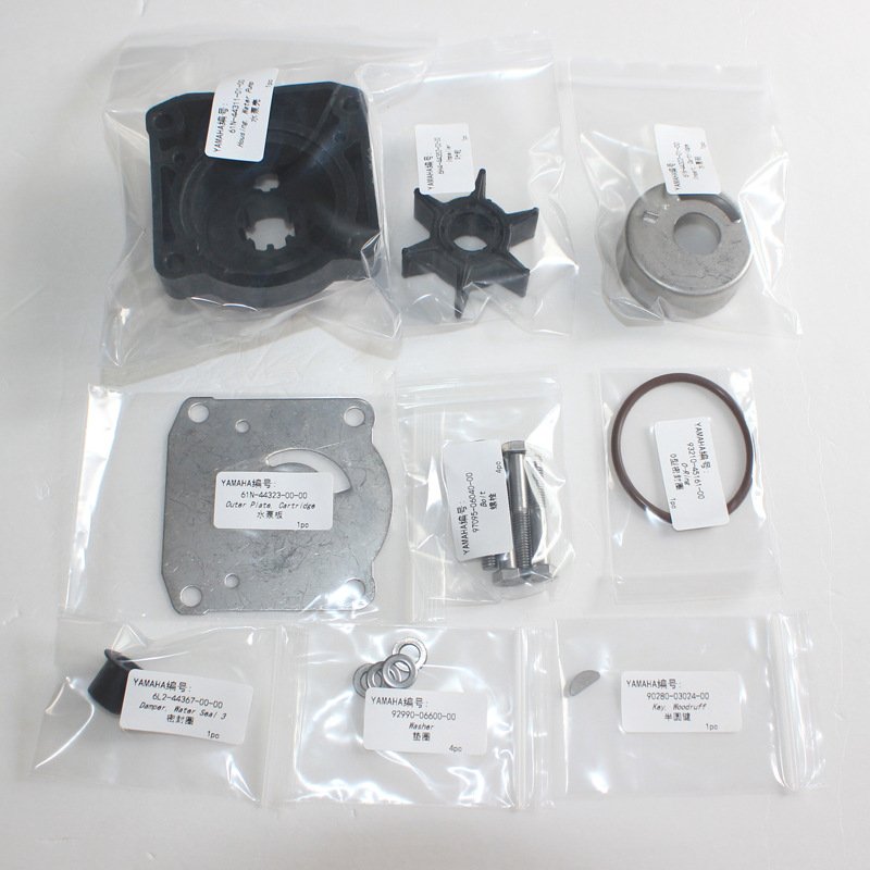Yamahaa 2 Stroke 15HP 30HP 61N-W0078-11-00 Outboard Engine Parts Water Pump Boat Motor Impeller Repair Kit