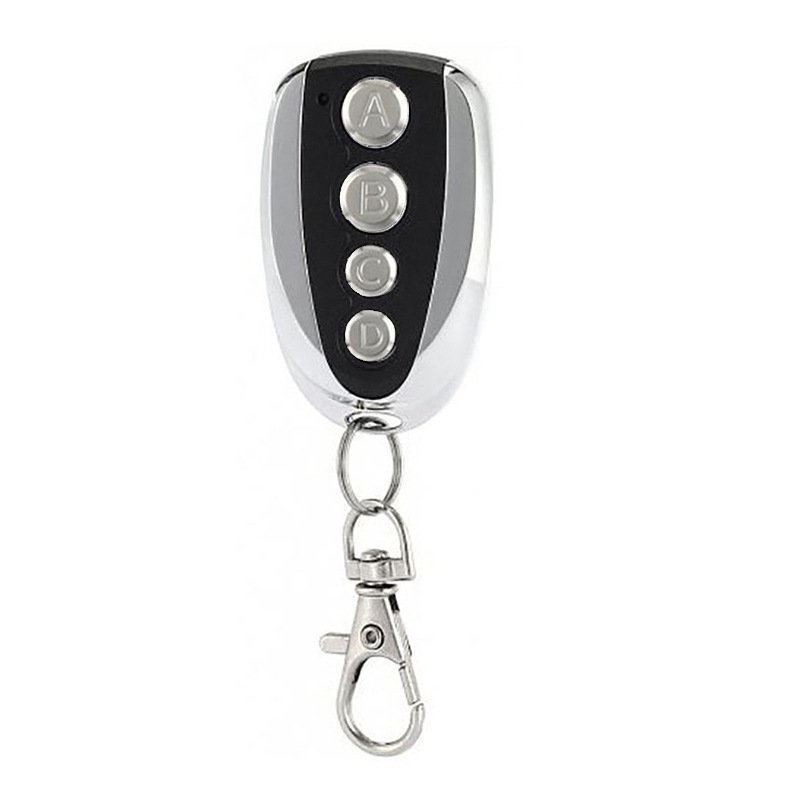 433MHz Wireless Remote Control Metal Four Key Garage Door Roll Gate Code Remote Control Key