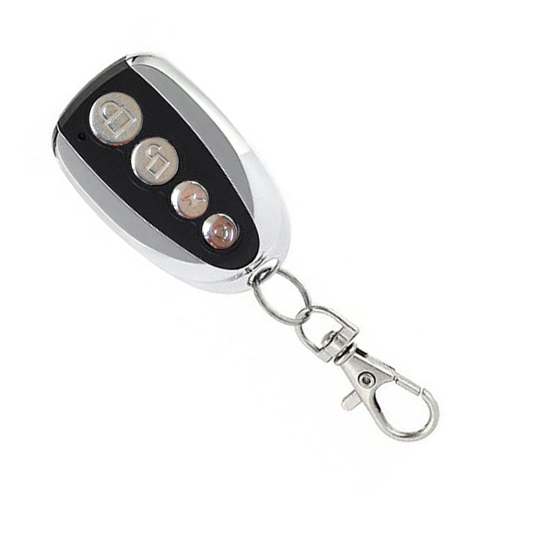 433MHz Wireless Remote Control Metal Four Key Garage Door Roll Gate Code Remote Control Key