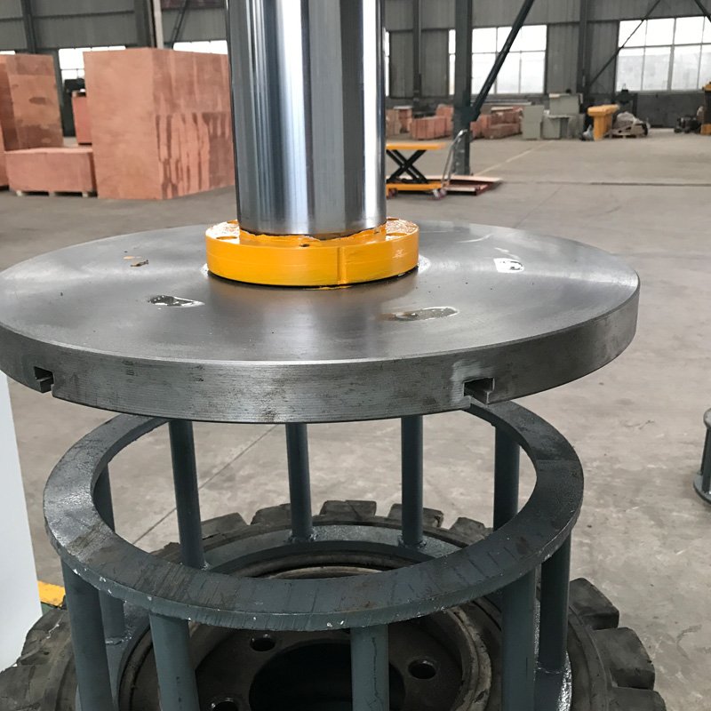 H Frame Hydraulic Press Tyre Change Machine for Solid Forklift Tyre