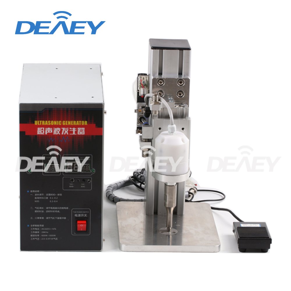 28KHz 800W Ear Loop Automatic Earloop Hand Held Ultrasonic Welding Machine