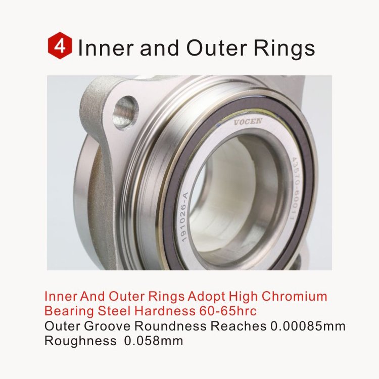 For Toyota COROLLA Wheel Hub 43550-02050 43550-0R040 43550-42010 Auto Bearing Unit Front R Wheel Hub Bearing Wheel Hub