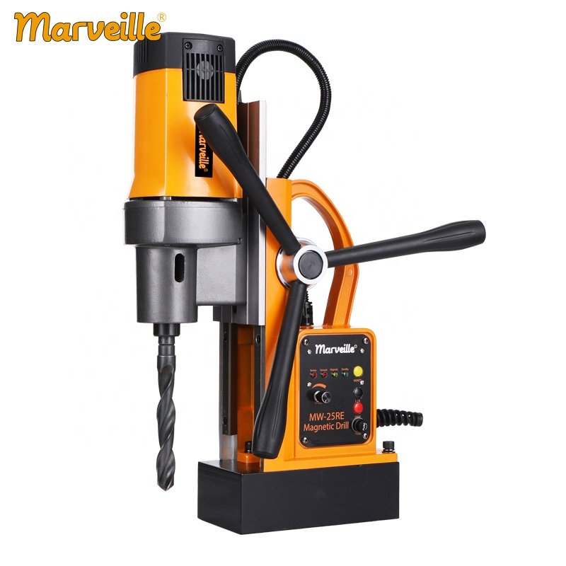 Marveille MW-25RE 25MM MT2 15500N High Quality Professional Fast Magnetic Drill Tap Machine Automatic 3 Speed Magnetic Drill