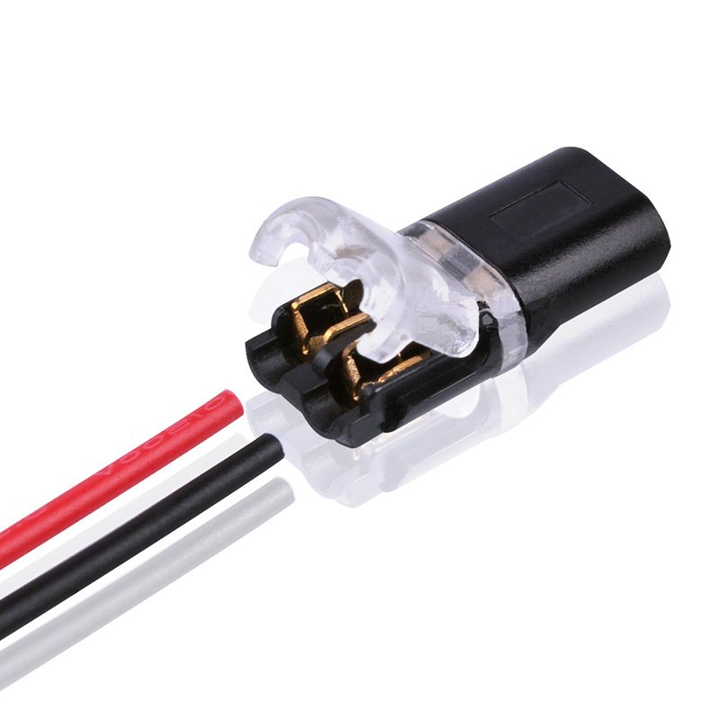 Factory Supply D2 Type Quick Splice Terminal 2P Low Voltage LED Light Wire Connector