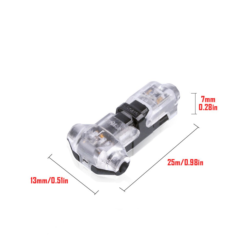 Factory Supply D2 Type Quick Splice Terminal 2P Low Voltage LED Light Wire Connector