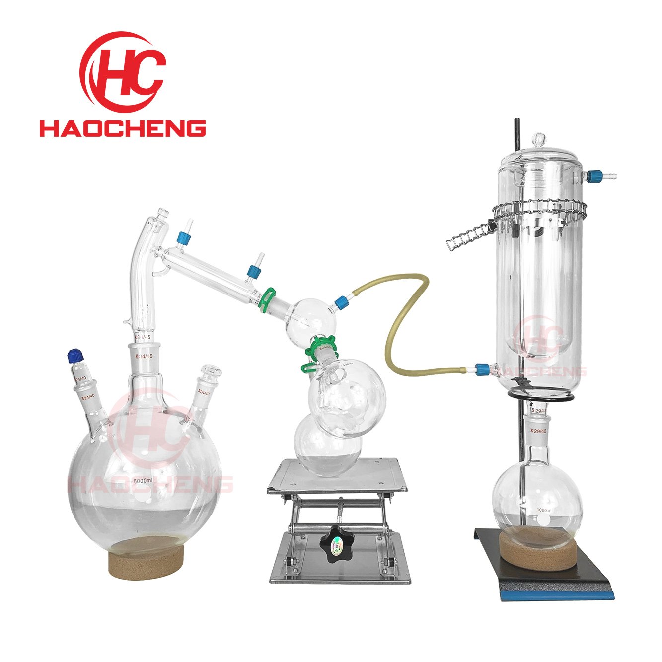 Laboratory glassware Flasks Molecular 5l Short Path Distillation