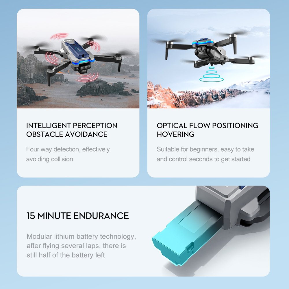 S8S Camera Brushless Drone Avoidance Aerial Photography Drone Remote-controlled Aircraft