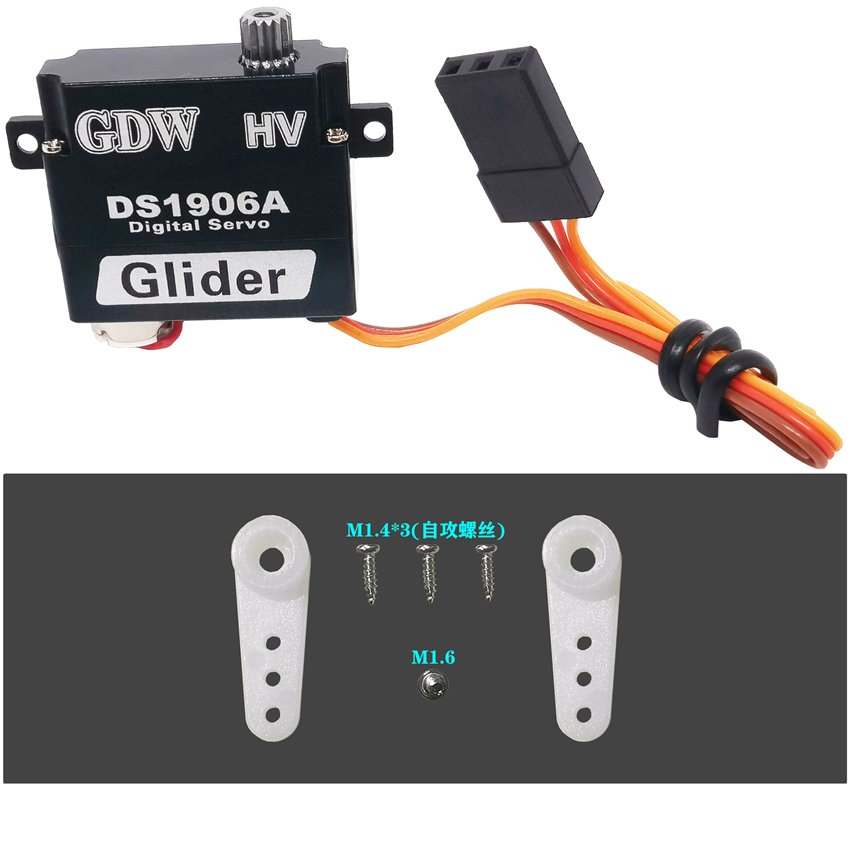 3.2KG High-Speed Digital Servo 8g 9g Metal Gear RC Glider Fixed-Wing Motors Accessories for Drones
