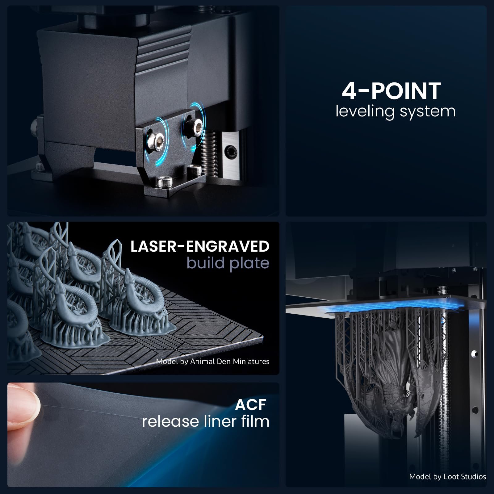 ELEGOO Saturn 3 Ultra 12K,HD Large Resin LCD 3D Printer China,Large Printing Size of 218.88x122.88x250 mm / 8.62x4.84x9.84 Inch