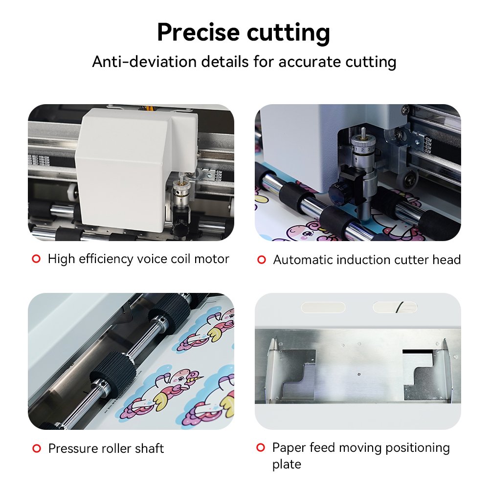 Skycut ZD350 A3+ CCD Camera Digital Die Cutting Machine for Vinyl Stickers Auto Feeding and Contour Cutter