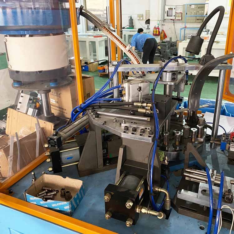 Automatic Copper U Return Tube Copper Welding Ring Assembly Tube End Flaring Insertion Machine