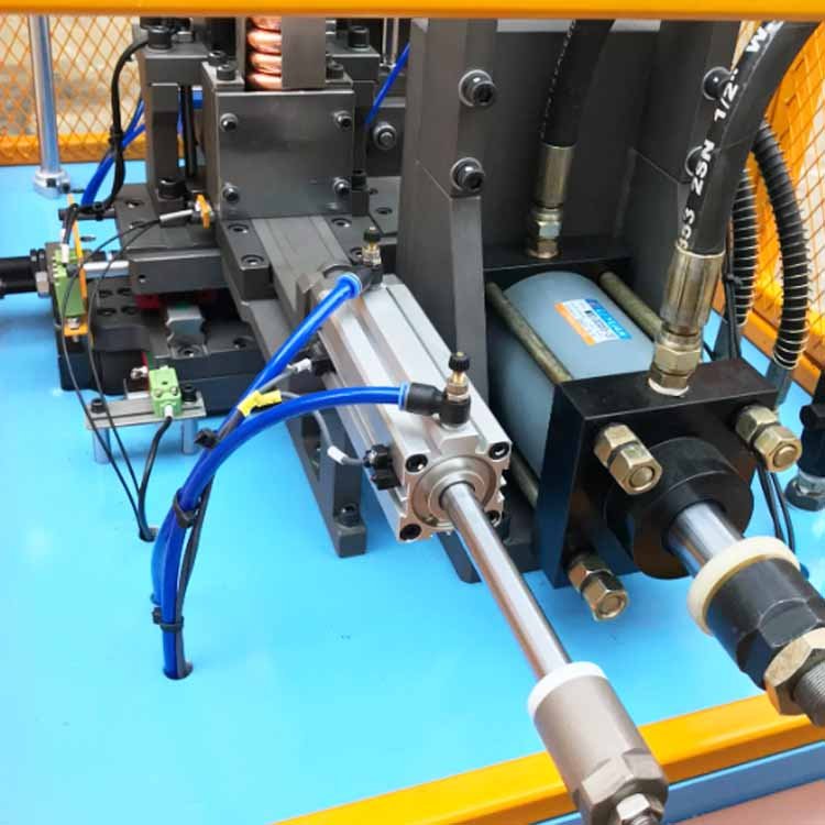 Automatic Copper U Return Tube Copper Welding Ring Assembly Tube End Flaring Insertion Machine