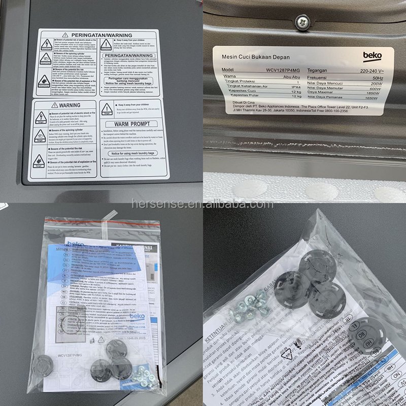 220V A+++ 12kgs Auto Washing Machine Front Load Inverter Direct Drive Motor Duvet/Baby/Mother Care Washer Stainless Steel Smart