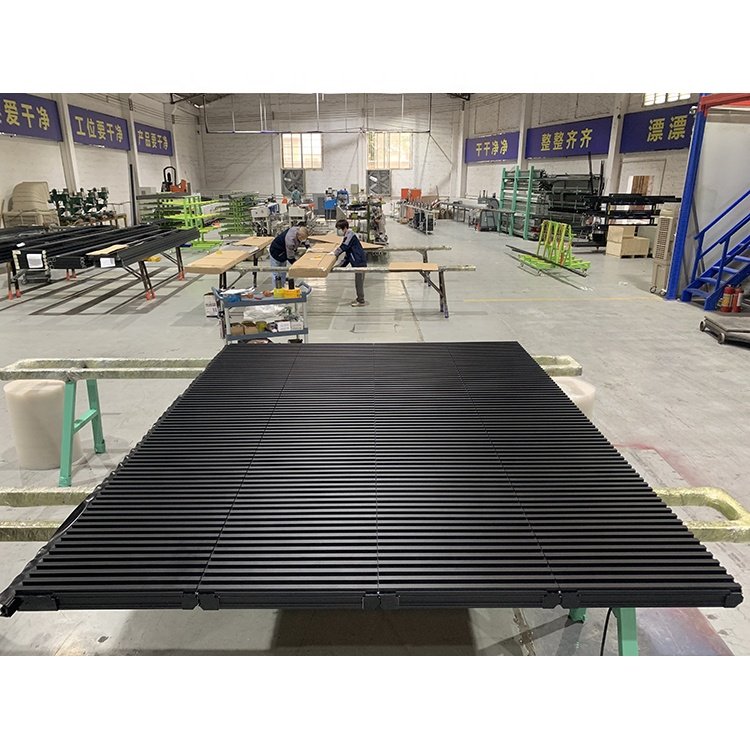 3.0mm Thick Aluminum Alloy Invisible Grille Electric Garage Door Manufacturer