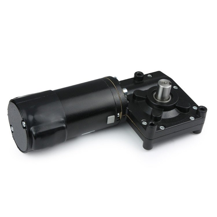 73mm 90 Degree Angle 24V 12V DC High Torque Worm Gear Motor for Golf Trolleys