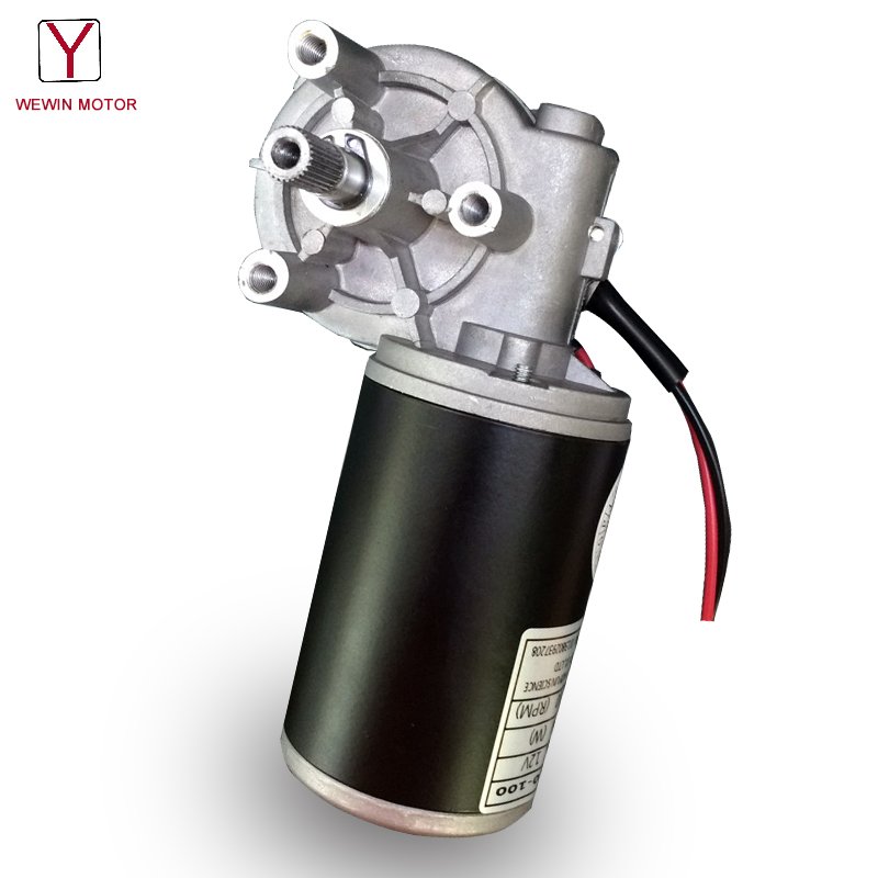 High Torque Geared Dc Motor 12V 20Nm Garage Motors Low Rpm Auto Garage Door Motor
