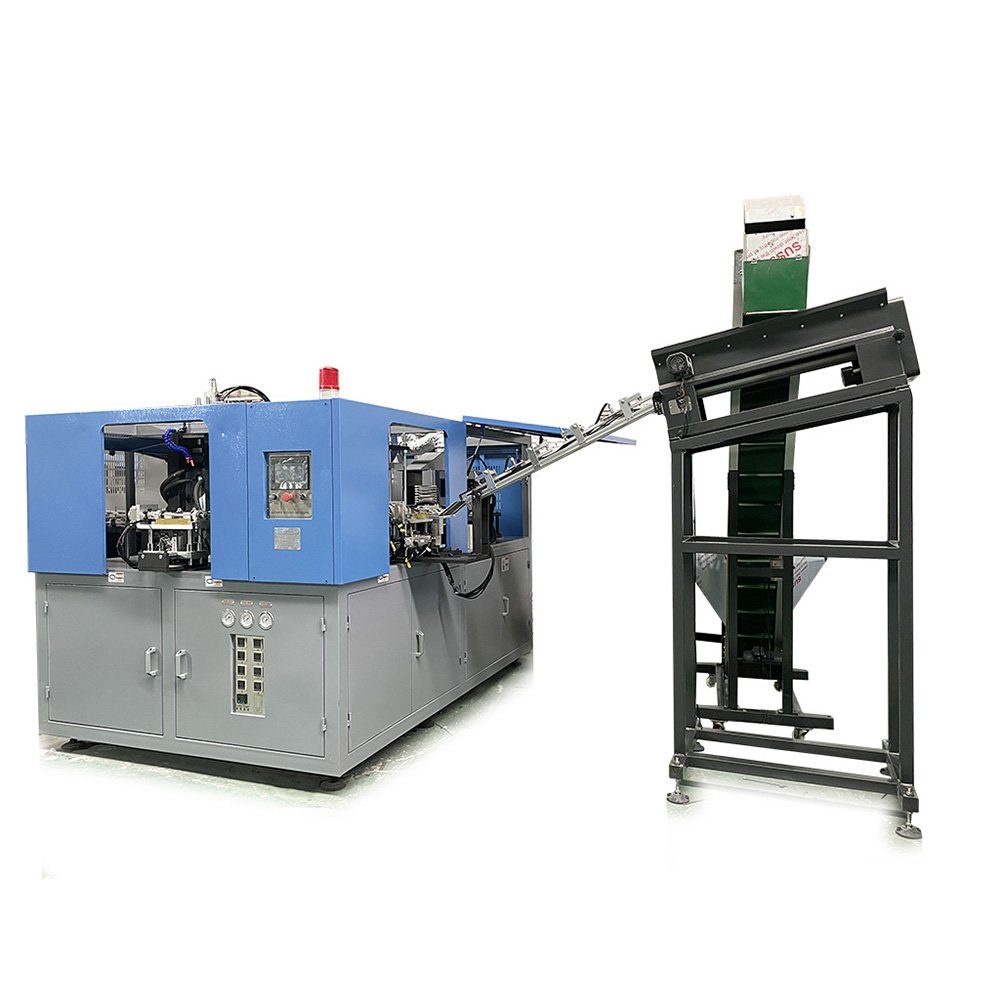1600BPH-2000BPH Auto Plastic PET Bottle Making Machine 2 Cavity Blowing System Blow Molding Machine