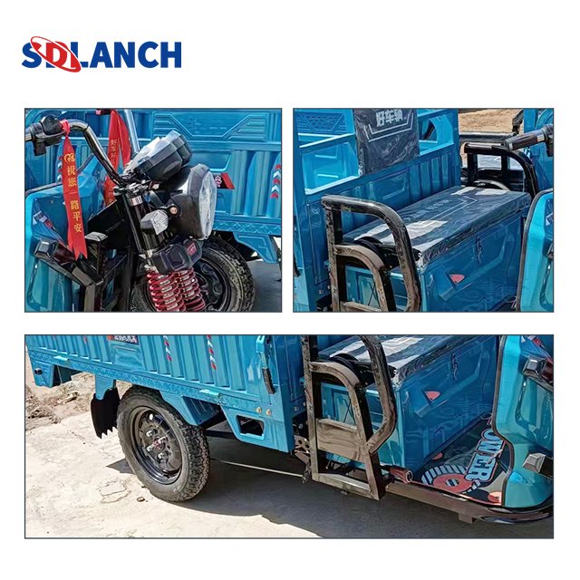 New Product Electric 3-wheel Tricycle Vehicle Motorcycle Engine Van Cargo Trike Gas 3 Tires Motor Tricycle