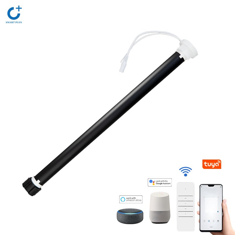 Window Roller Curtain Shades Auto Motor Metal Modern 10W French Window Electric Roller Blind Motor