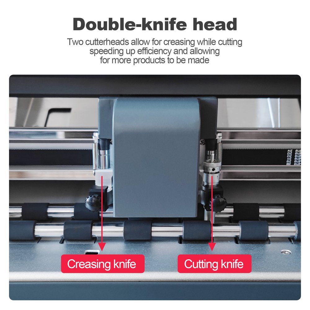 2025 Dual-Head Automated Digital A3+ Sheet Label Die Cutting Embossing Machine Servo Motor for Paper Materials