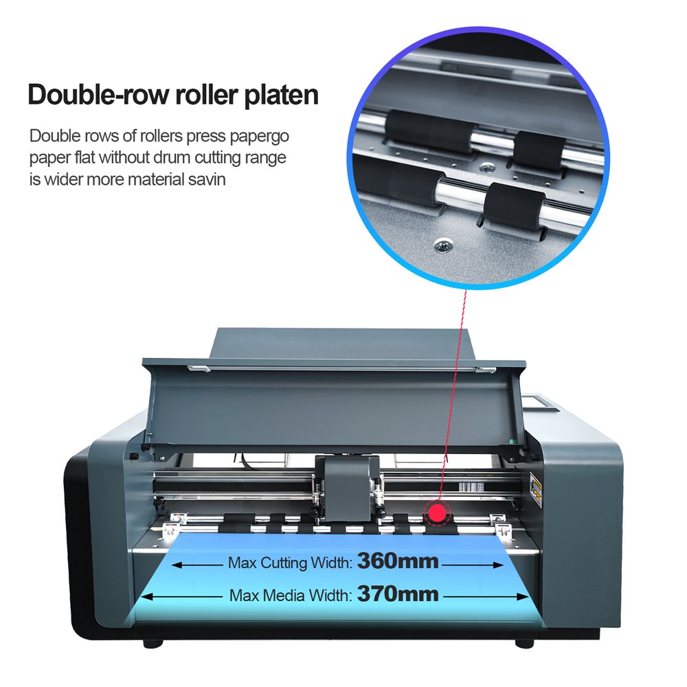2025 Dual-Head Automated Digital A3+ Sheet Label Die Cutting Embossing Machine Servo Motor for Paper Materials