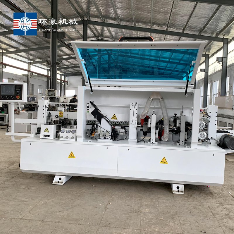 Furniture Board Automatic Edge Banding Machine Cabinet Door Edge Bander Auto Cutter Woodworking Banding Machines